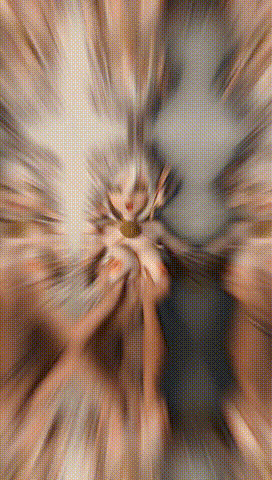 The cute and charming little tiger roars~1080.gif